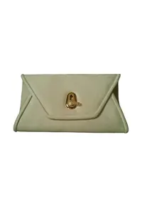 Çağla Yeşili Süet Zarf Clutch