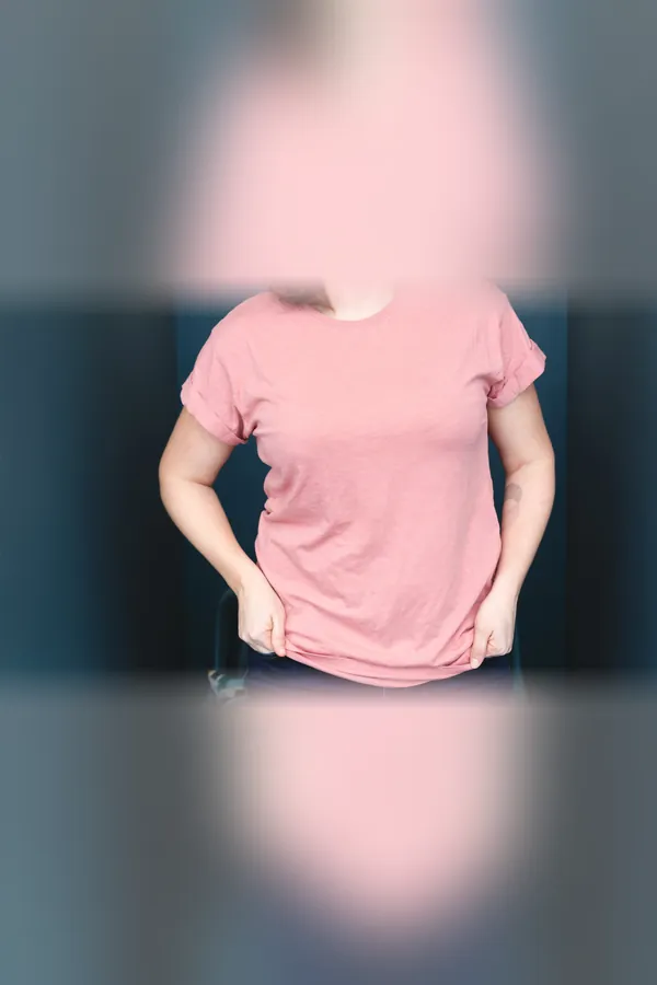 Gül Kurusu Oversize Tişört