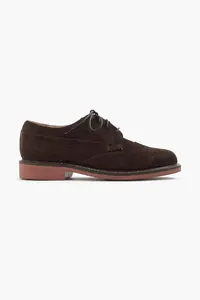 Kahverengi Süet Brogue Ayakkabı