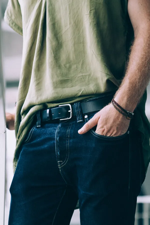 Lacivert Ham Denim Jean