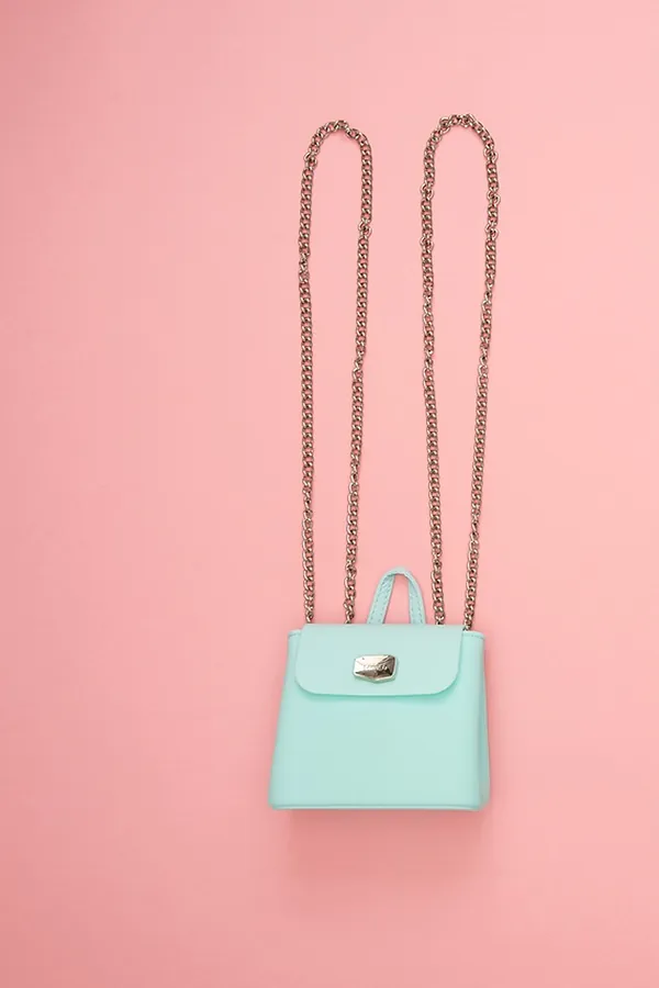 Mint Zincirli Mini Sırt Çantası