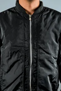 Siyah Bomber Ceket