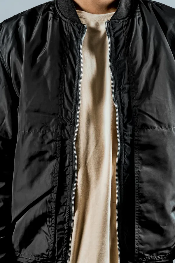 Siyah Bomber Ceket