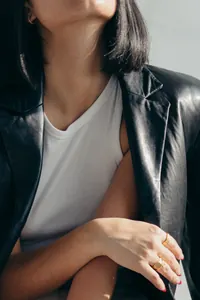 Siyah Deri Ceket