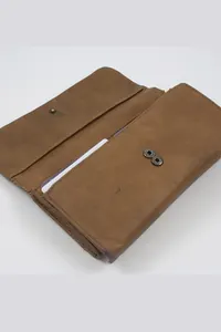 Taba Süet Uzun Kadın Cüzdanı