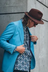 Turkuaz Blazer Ceket